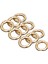 10pcs Yuvarlak Yay Snap Hooks Anahtar Zincirler Için Yay Karabinası Çanta Aureate 20mm (Yurt Dışından) 4