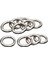 10 Adet Yuvarlak Yay Snap Hooks Anahtar Zincirler Için Yay Karabinası Çanta Argent 25mm (Yurt Dışından) 3