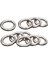 10 Adet Yuvarlak Yay Snap Hooks Anahtar Zincirler Için Yay Karabinası Çanta Argent 25mm (Yurt Dışından) 5