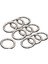 10 Adet Yuvarlak Yay Snap Hooks Anahtar Zincirler Için Yay Karabinası Çanta Argent 33mm (Yurt Dışından) 1