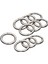 10 Adet Yuvarlak Yay Snap Hooks Anahtar Zincirler Için Yay Karabinası Çanta Argent 33mm (Yurt Dışından) 5