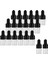 20pcs Boş Cam Damlalık Şişeleri Tentür Şişeleri Vücut Yağları Için Doldurulabilir Siyah Beyaz 1ml (Yurt Dışından) 5
