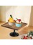 Ahşap Yüksek Ayak Tepsisi Cupcake Standı Düğün Dekorasyonu Için Dekoratif Tepsiler 25 Cm Kahverengi (Yurt Dışından) 5