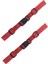 2pcs Evrensel Sırt Çantasığüs Kayışı Kayışları Kayışğüs Kayışı Kırmızı (Yurt Dışından) 1