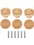 Rattan Çekme Knobs Mobilya Dresser Dolap Için Tek Delik Çekme Çekiyor (Yurt Dışından) 1