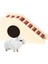 Hamster Tırmanma Oyuncak Saklanma Kafesi Dekor Hamsterü Merdiveni Küçük Hayvanlarğneme Trapezoid Merdiven (Yurt Dışından) 4