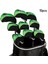 10 Adet Golf Demir Headcovers Golf Kulübü Kafa Kapağı Görüntülenebilir Pencere Koruması Yeşil (Yurt Dışından) 5