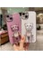 Iphone 14 Glossy Yumuşak Ayıcıklı Boncuklu Stantlı Kapak 2