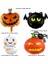 Halloween Cadılar Bayramı Temalı Şekilli Folyo Balonlar 4 Adet 2