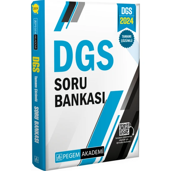 Pegem Akademi Yayıncılık DGS 2024 Tamamı Çözümlü Soru Bankası
