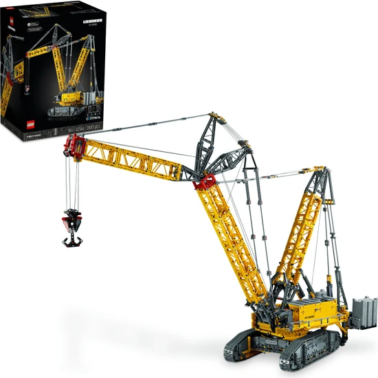 LEGO® Technic Liebherr Paletli Vinç Lr 13000 42146 # Araç Seven Yetişkinler Için Çalışan Bir Vinç Modeli Içeren Koleksiyonluk ve Sergilenebilir Model Yapım Seti (2883 Parça)