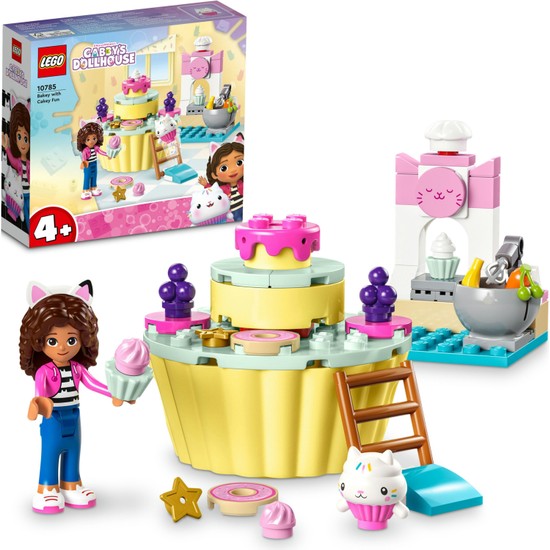 LEGO® Kekedi ile Pasta Eğlencesi 10785 - 4 Yaş ve Üzeri Gabby#s Dollhouse Hayranları Için Küçük Oyuncak Mutfak Içeren Yaratıcı Oyuncak Yapım Seti (58 Parça)