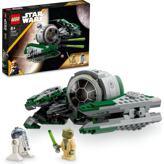 LEGO® Star Wars# Yoda'nın Jedi Starfighter'ı # Klon Savaşları 75360 - 8 Yaş ve Üzeri Star Wars Hayranı Çocuklar Için Yaratıcı Oyuncak Yapım Seti (253 Parça)