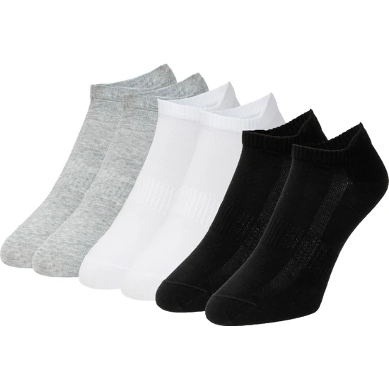 Durasocks Erkek-Kadın Uniseks Patik Çorap, Antibacteriyel, Spor, Esnek, Dikişsiz Çorap (6 Çift)