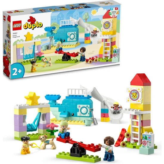 LEGO® DUPLO® Kasabası Rüya Oyun Parkı 10991 - 2 Yaş ve Üzeri Küçük Çocuklar Için Eğitici ve Yaratıcı Oyuncak Yapım Seti (75 Parça)