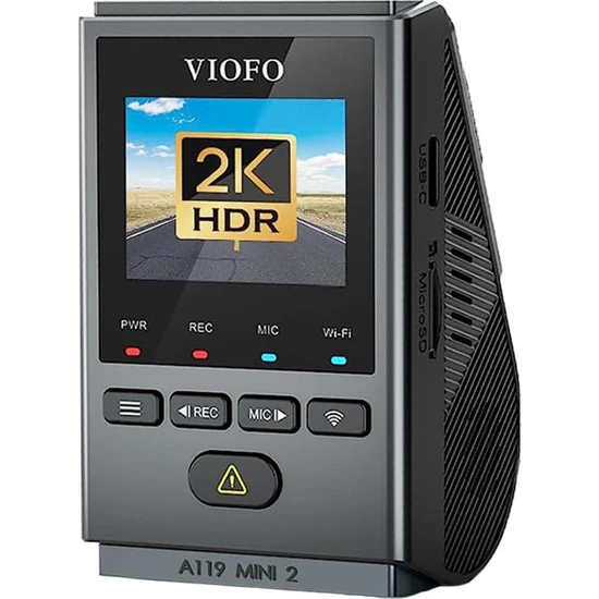 Viofo A119 Mini-2 Hdr 2k 60FPS 5ghz Wifi ve Gps'li Araç Kamerası