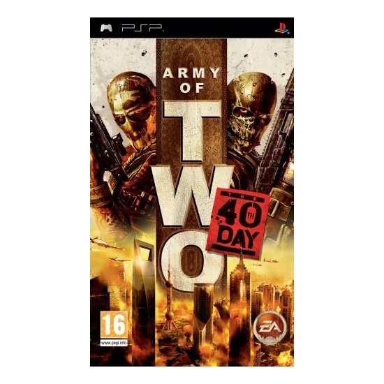 Pop Konsol Army Of Two 40 Day Psp Oyun Psp Umd Oyun