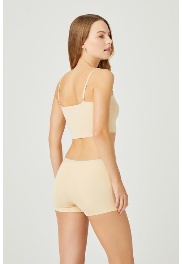 Cottonhill Basic Lazer Kesim Dikişsiz Kadın Boxer Külot 3'lü Paket - 2 görsel 2