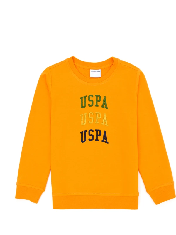 U.S. Polo Assn. Erkek Çocuk Turuncu Sweatshirt 50274324-VR051
