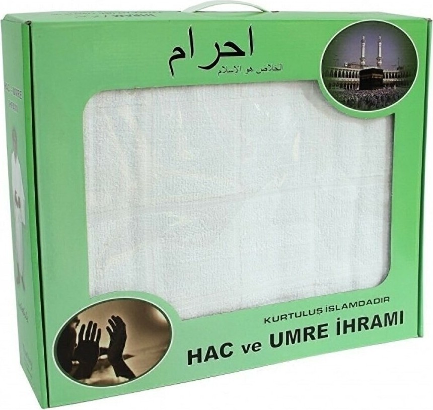 Berat Hac Ihram.bambu Ihramı.pamuklu Ihram.umre ve Hac Ihramı. Yeşil Kutu. 2 Adet görsel 3