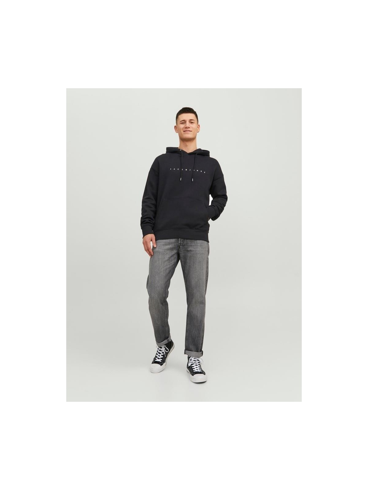 Jack & Jones Jjestar Jj Sweat Hood Noos Beyaz - Görsel 4
