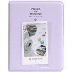 Fujifilm Instax Mini Film Uyumlu Lila PVC Albüm 64'lü Fotoğraf Bölmesi ile Ekstra Koruma Sağlar