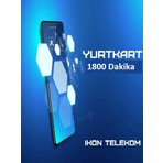 İkon Telekom YurtKart 1800 Dakika - Ankesörlü Telefon Arama Kartı Pini