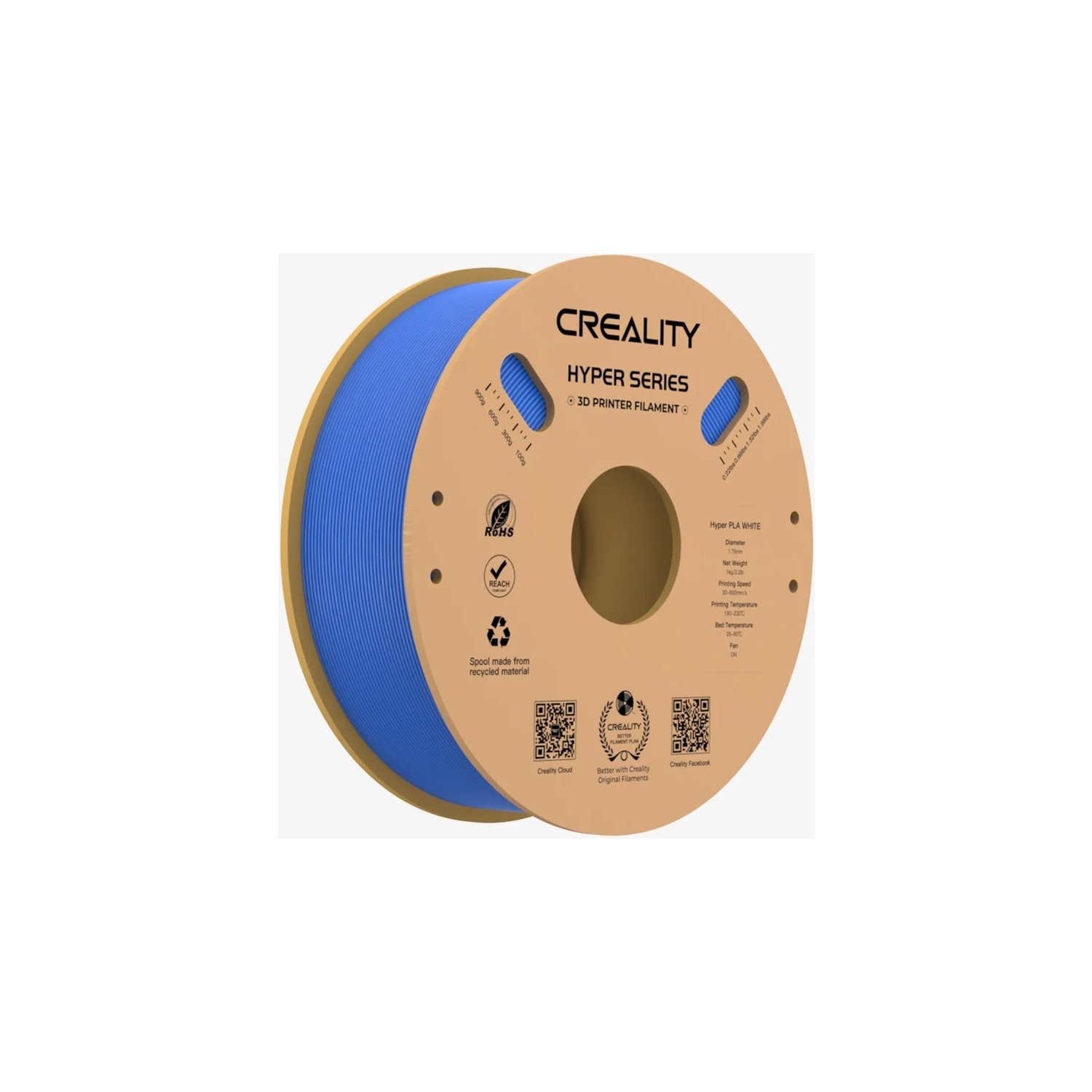 Creality Hyper Pla Filament Mavi 1.75MM 1kg Standart