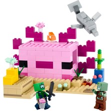 LEGO Minecraft® Aksolotl Evi 21247 - 7 Yaş ve Üzeri Çocuklar Için Su Altı Maceraları Içeren Yaratıcı Oyuncak Yapım Seti (242 Parça)