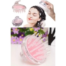 KFC Home Şampuan Hazneli Silikon Kafa Masaj Aleti Unisex Saç Masaj Fırçası Stres  Alıcı Hazneli Masaj Pro