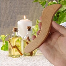 KFC Home Yüz Masaj Aleti %100 Doğal El Yapımı Gürgen Ağacı Gua Sha