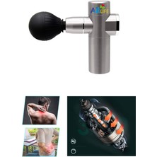 KFC Home Şarjlı 4 Kademeli Darbeli Titreşimli Tabanca Masaj Aleti Kas Rahatlatıcı