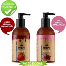 KFC Home Gül ve Çilek Aromalı  Vucut Masaj Yagı 120 ml