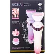 KFC Home 3 In 1 Waterproof Epilatör Epilasyon Şarjlı Yüz Temizleme Fırçası Masaj Aleti Birlikte Set