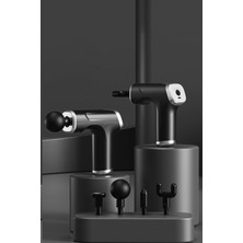 KFC Home Yeni Nesil Masaj Tabancası Sporcu Masaj Aleti 4 Başlıklı Şarjlı Titreş.