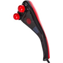 KFC Home Çift Başlı Kırmızı Uzun Boyun Bel Sırt Titreşimli Baş Masaj Aleti Cihazı