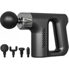 KFC Home Fascial Gun KH-740 Siyah Kablosuz Sporcu Masaj Aleti 4 Başlıklı