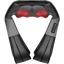 KFC Home Kneading Grey Ovmalı Isıtmalı Boyun Bel Sırt Omuz Masaj Yastığı Masaj Aleti