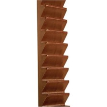 KFC Home Duvara Monte 130X7 cm Ahşap Parmak Merdiveni