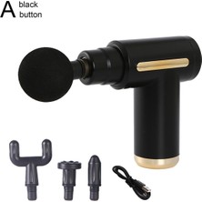 KFC Home Yeni Nesil Taşınabilir Masaj Tabancası 4 Başlıklı Titreşimli Masaj Aleti