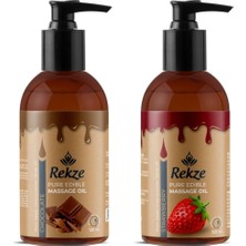 KFC Home Çikolatalı ve Çilekli Aromalı Kokulu Rahatlatıcılı Vücut Masaj Yağları 2 Adet 120 ml