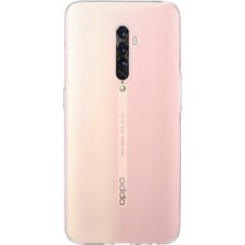 Case World Oppo Reno 2 Kapak 1mm Süper Silikon Şeffaf Kılıf