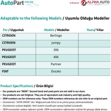 Alpha Auto Part Fiat Ducato,citroen Berlingo Jumpy İçin Debriyaj-Fren Pedal Lastiği