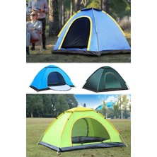 Utelips 4 Kişilik Otomatik Çadır 10 Saniyede Kurulum Büyük Boy Taşıma Çantalı Kapı Sineklikli Kamp Outdoor