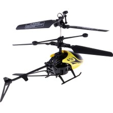 Andy More LED Işıklı Şarj Edilebilir Kumandalı Rc Helikopter Uçak - Sarı (Yurt Dışından)