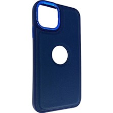 iPhone 14 Pro ile Uyumlu Nikelaj Deri Kapak Telefon Kılıfı