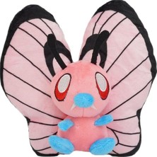 Dahe 17CM Pokemon Anime Pembe Parlak Butterfree Peluş (Yurt Dışından)