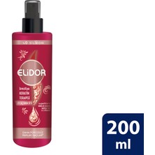 Elidor Sıvı Saç Bakım Sütü Brezilya Keratin Terapisi Hidrolize Keratin Marula Yağı E Vitamini 200 ml