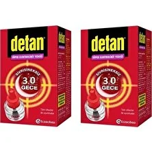 Detan Süper Elektrolikit Yedek Şişe - 30 Gece x 2 Adet