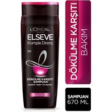 Komple Direnç Şampuan 670 ml 3'lü